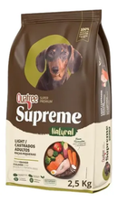 Ração Quatree Supreme Light/Castrado Cães Adultos Raças Pequenas Frango, Salmão, Brócolis e Batata-Doce