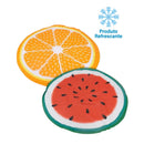 Tapete Gelado Para Cães Refrescante Redondo Frutas Tropicais