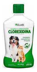 Shampoo E Condicionador Clorexidina 500ml Kelldrin