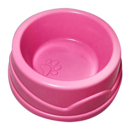 Comedouro Plastico Fourplast - 500ml Rosa