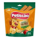 Bifinho De Frutas Mastigável Banana, Maçã E Aveia 250g Petiscão