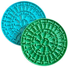 Comedouro Tapete Silicone De Lamber - Cães e Gatos Cores Variadas