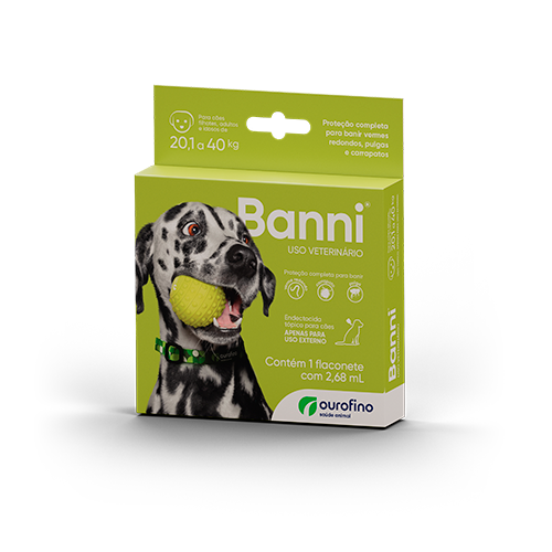 Banni Antipulgas para Cães de 20kg a 40kg