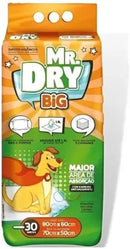 Tapete Higiênico Mr Dry Big 80x60 para Cães 30 Unidades
