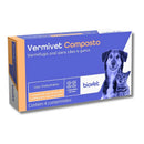 Vermífugo Vermivet Composto 600 mg Biovet 4 comprimidos