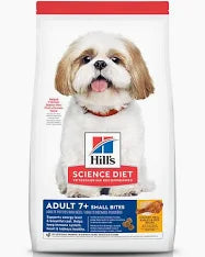 Ração Hill's Science Diet Adulto 7+ Pedaços Pequenos Cães Idosos Sabor Frango 2,26kg