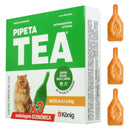 TEA Pipeta Antipulgas Para Gatos Até 4,1 a 8kg Caixa Com 3 Unidades