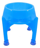 Comedouro Azul Elevado Alto - Com Suporte 750ml