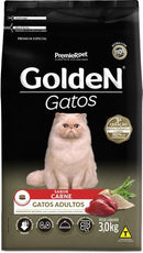 Ração Golden Gatos Adultos Carne 3kg
