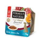 Ração Úmida Fórmula Natural Fresh Meat Gourmet Cães Adultos Sabor Carne, Abóbora e Chia 70g