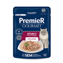 Ração Úmida Premier Gourmet Gatos Castrados Atum e Arroz Integral 70g