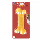 Brinquedo Mordedor Osso Flexível Strong Bone Pet P Cor Vermelho