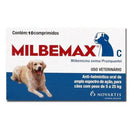 Milbemax C Vermífugo Cães Até 5 a 25kg C/2 Comprimidos Elanco