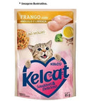 Ração Úmida Kelcat Frango com Brócolis e Linhaça 85g