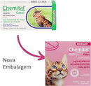 Chemital Anti-Helmíntico Para Gatos Chemitec C/4 Comprimidos