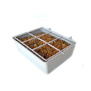 Comedouro Plástico Bico Torto C/Grade