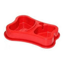 Comedouro Duplo Anti-Formiga P/Garrafa Pet Cães E Gatos Vermelho