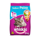 Ração Whiskas Sabor Peixe 3kg