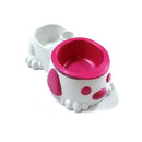 Comedouro Bebedouro Duplo Garrafa Cães Gatos N.2 Rosa