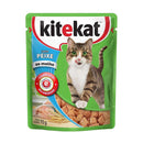 Ração Úmida KiteKat Gatos Adultos Peixe Ao Molho 70g