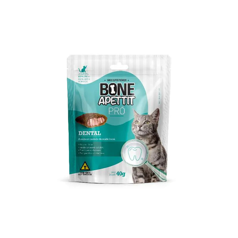 Petisco Para Gatos Snack Bone Apettit Pro Dental 40g