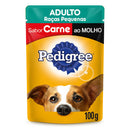 Sache Pedigree Adulto Raças Pequenas Carne ao Molho 100g