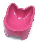 Comedouro Alto Gatos Filhotes - 100Ml Rosa