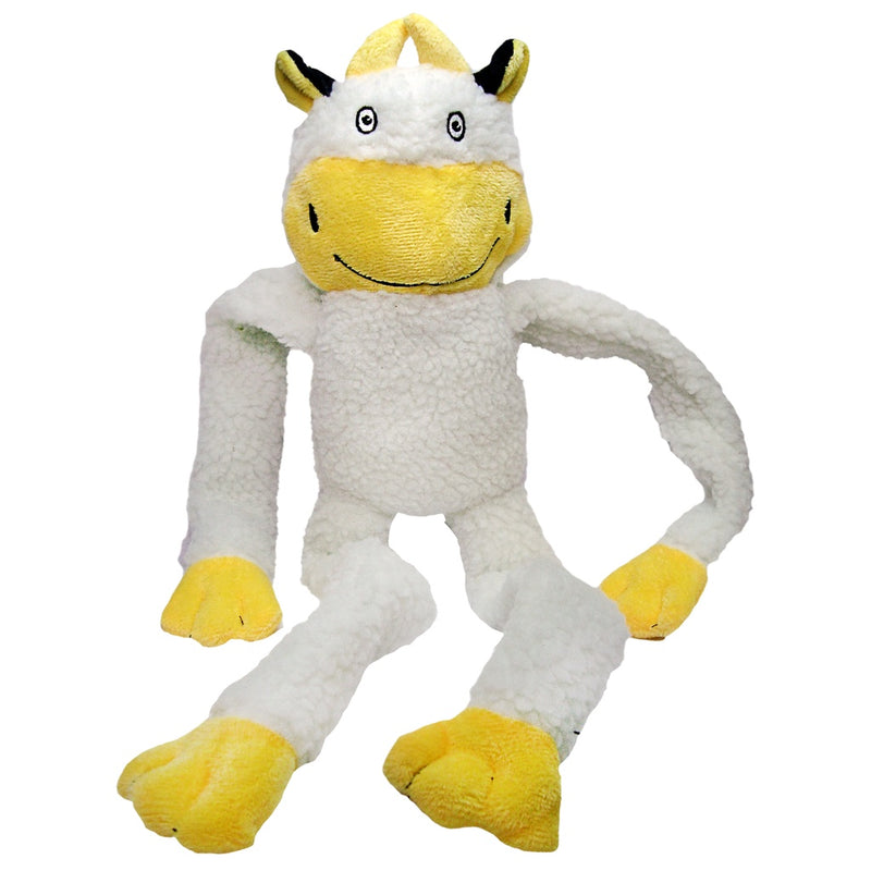 Vaquinha De Pelúcia Brinquedo Para Pet - Com Apitos