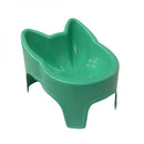 Comedouro Verde Alto Plástico Para Gatos 150ml