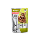 Ração Úmida Optimum Sachê Gatos Adultos Salmão 85 g