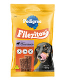 Petisco Pedigree Filezitos Bifinho Churrasco para Cães Adultos 60g