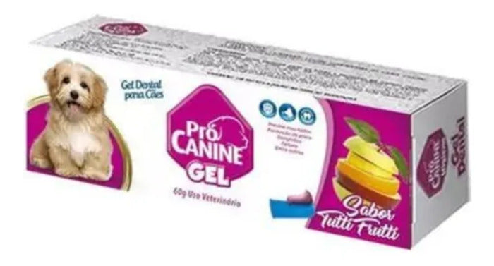 Gel Dental Pro Canine Sabor Tutti-frutti 60g