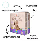 Tapete Higiênico Rug Super Premium 80x60cm C/6 Unidades