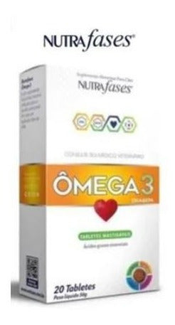 Nutrafases Ômega 3 Suplemento Alimentar P/ Cães 20 Tabletes