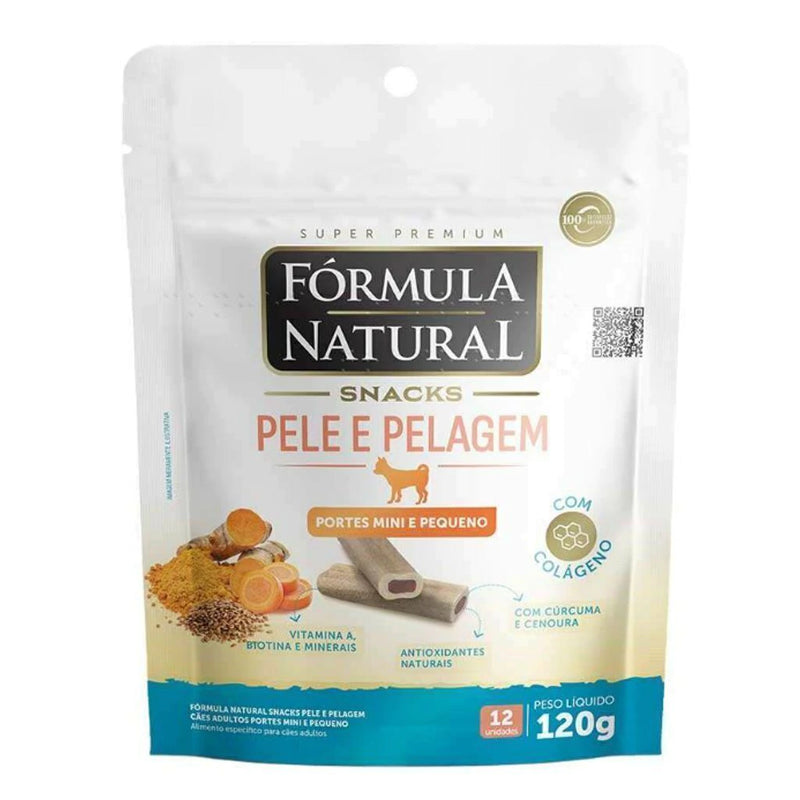 Fn Snack Pele e Pelagem para Cães Porte Mini e Pequeno 120g