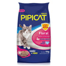 Areia Higiênica Para Gatos PipiCat Floral 4kg