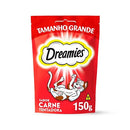 Petisco Dreamies Carne Para Gatos Adultos 150g