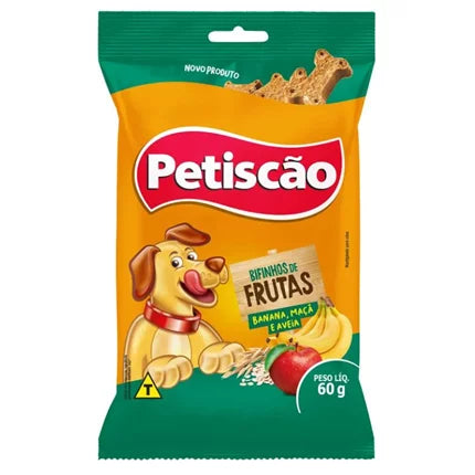 Bifinho Petiscão Tablete Sabor- Banana, Maçã e Aveia  60g