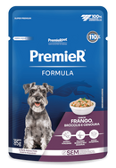 Premier Formula Úmidos Cães Adultos Pequeno Porte Frango, Brócolis e Cenoura 85g