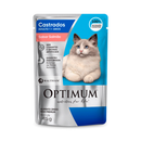 Ração Úmida Optimum Sachê Gatos Adultos Castrados Salmão 85 g