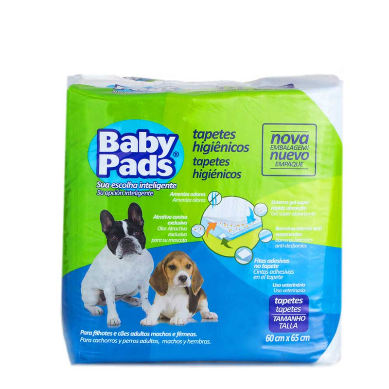 Tapete Higiênico Baby Pads 60x65cm Petix 30 Unidades