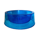 Comedouro Transparente C/Glitter Azul 1000ml-Pet Toys