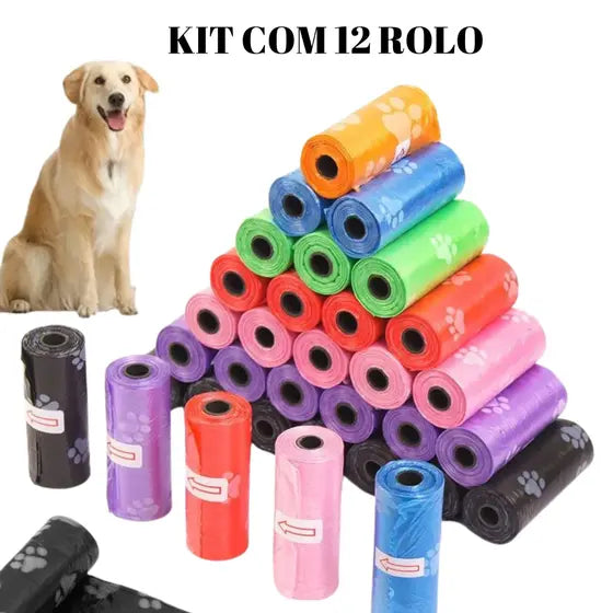 Kit Refil Cata Caca Com 12 Unidades e Porta Refil