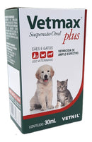 Vermífugo Vetmax Plus Suspensão Oral 30ml