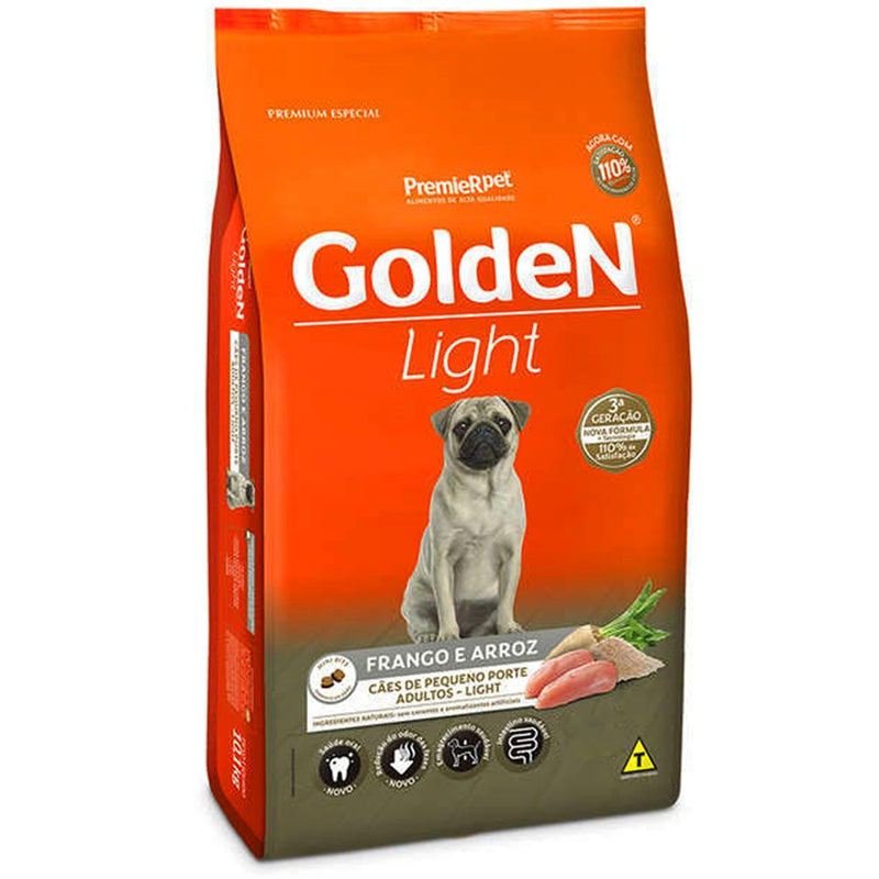 Ração Golden Fórmula Adultos Pequeno Porte Light Frango E Arroz 1kg