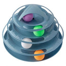 Brinquedo Interativo Torre De Bolinhas 4 Níveis Para Gatos