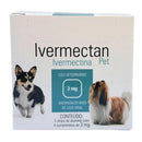 Ivermectan Pet 3mg Para Cães 4 Comprimidos
