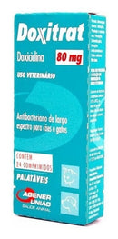 Doxitrat 80mg Com 24 Comprimidos Para Cães e Gatos