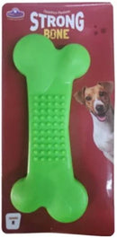 Brinquedo Mordedor Osso Flexível Strong Bone Pet G Cor Verde