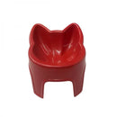 Comedouro Gato Elevado Adulto Vermelho - 150ML